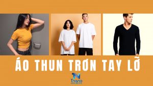 Áo thun trơn tay lỡ