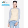 Áo thun raglan tay dài nữ