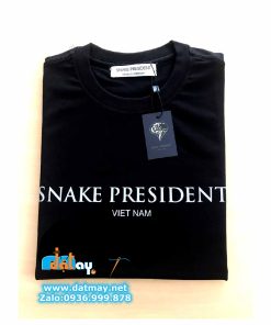 Áo thun phản quang snake president bạc