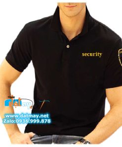 Đồng phục bảo vệ Security ngực, logo Tay áo