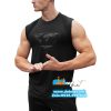 áo tank top nam layer màu đen
