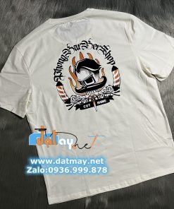 áo thun cổ tròn tiệm cắt tóc phong baber shop