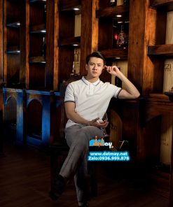 Áo thun cổ trụ nam Hàn Quốc