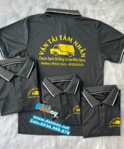 áo thun đồng phục vận tải tâm nhẫn