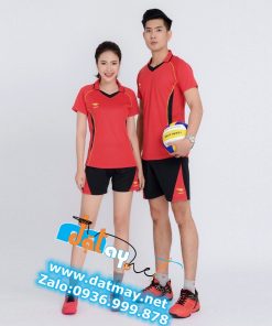 Đồng phục bóng chuyền áo đỏ