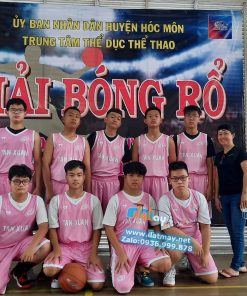 đồng phục bóng rổ màu hồng