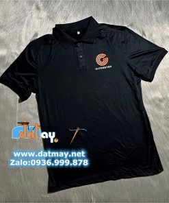 đồng phục pt coach gymmaster màu đen