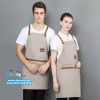 Đồng phục tạp dề màu xám cao cấp