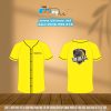 Đồng phục thể thao bóng chày màu vàng