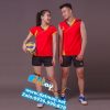 đồng phục thể thao bóng chuyền màu đỏ