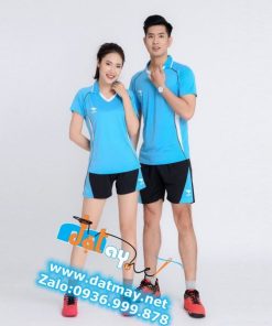 Quần áo thể thao bóng chuyền màu xanh