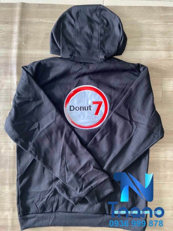 áo hoodie đen Donut 7