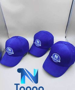 nón kết xanh navy logo trắng