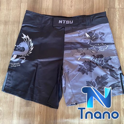 quần mma vải dù in chuyển nhiệt