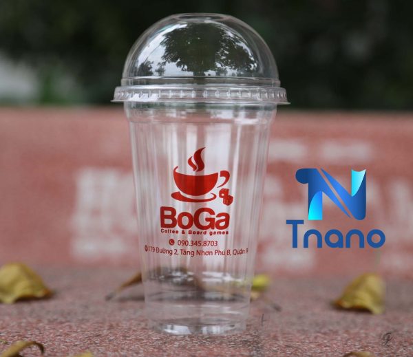 In ly nhựa logo Boga coffee and board games