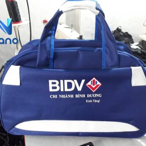 Túi tập gym in logo ngân hàng BIDV chi nhánh Bình Dương