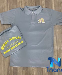 áo cổ trụ màu xám lông chuột