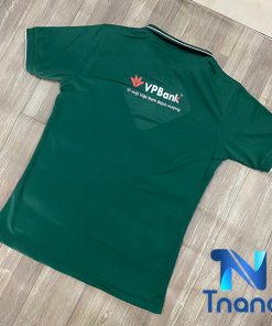 áo cổ trụ vải mè 2 chiều - vp bank