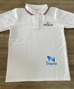 áo đồng phục polo trắng trường hải auto