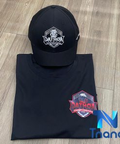 áo non đạt hòa logo in và thêu