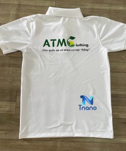 áo thun polo màu trắng ATMC