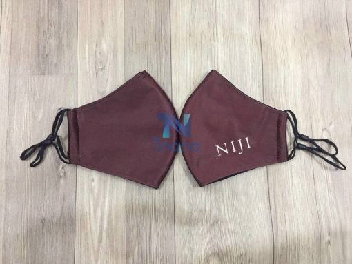 Khẩu trang vải in logo công ty Niji giá rẻ