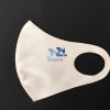 Khẩu trang vải su màu trắng in logo Đặt May Tnano