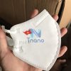 Khẩu trang y tế PM2.5 màu trắng in logo Đảng