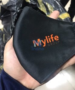Xưởng may khẩu trang in logo công ty Mylife