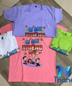 áo thun cổ tròn in logo