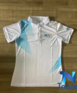 đồng phục áo cổ trụ bidv