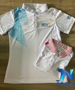 đồng phục thun cổ trụ bóng chuyền bidv