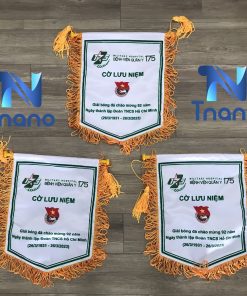 In cờ vải lưu niệm giải bóng đá Bệnh viện 175 tại TPHCM