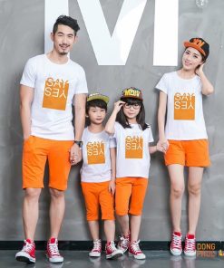 áo thun gia đình đẹp cho mùa hè