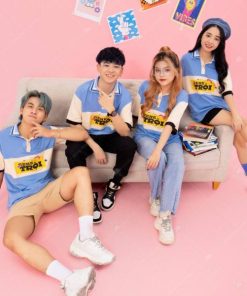 Áo thun đồng phục nhóm học sinh mẫu phá cách