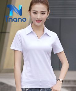 tnano may áo thun cổ trụ theo yêu cầu