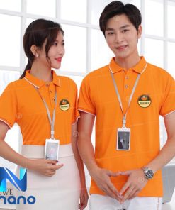 áo đồng phục doanh nghiệp màu cam