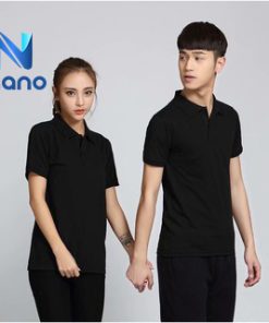 áo thun cặp nam nữ màu đen