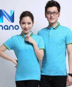 áo thun đồng phục xanh ya