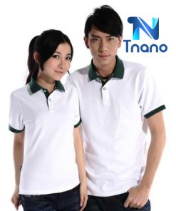 áo thun trắng có xanh lá