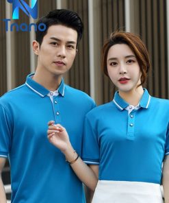 áo thun cá sấu màu xanh da trời