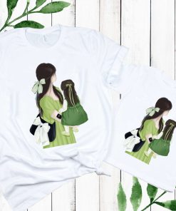 áo thun mẹ và con gái