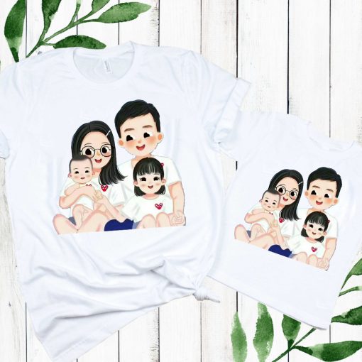 áo thun đồng phục gia đình