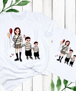 áo thun gia đình cổ tròn