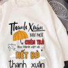 áo thun trắng cổ tròn