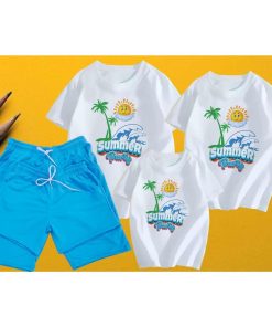 đồng phục biển mùa hẻ người lớn trẻ em