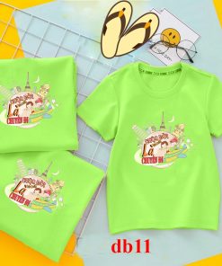 áo thun cotton màu xnah chuối