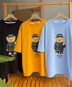 Áo thun đồng phục vải cotton nhiều màu