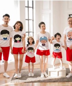 Áo thun cổ tròn nhiều size cho gia đình mẫu SS2023