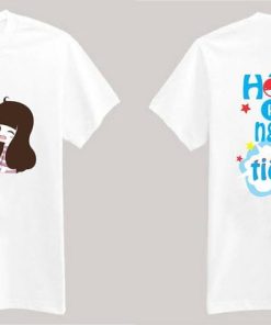 Áo thun cổ tròn vải cotton in hình lấy ngay